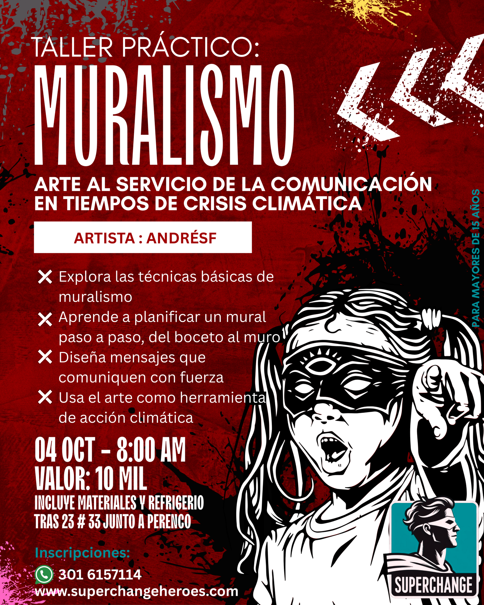 Taller de Muralismo: Arte al servicio de la acción climática