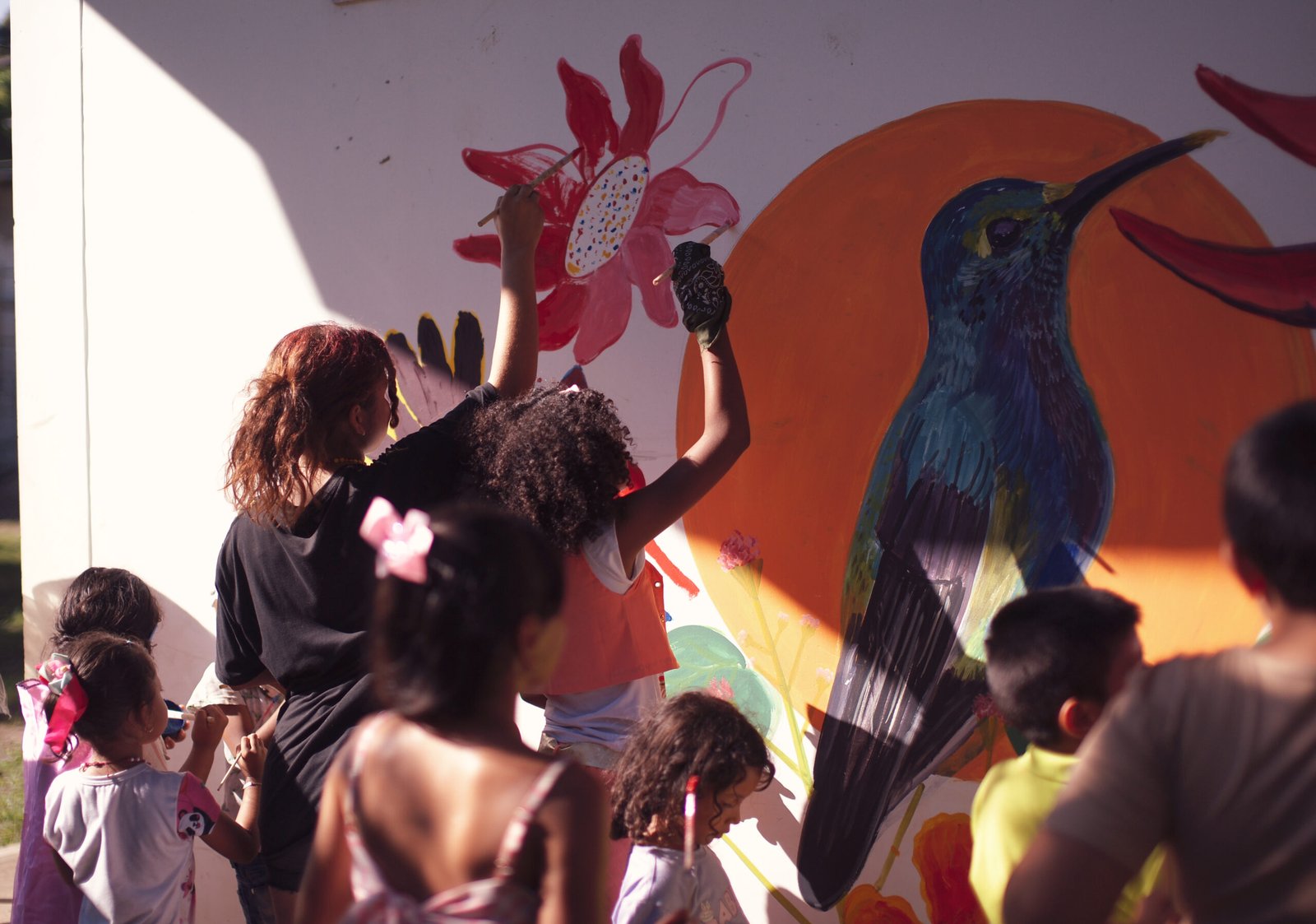 El arte se puso al servicio del planeta en nuestro taller de muralismo