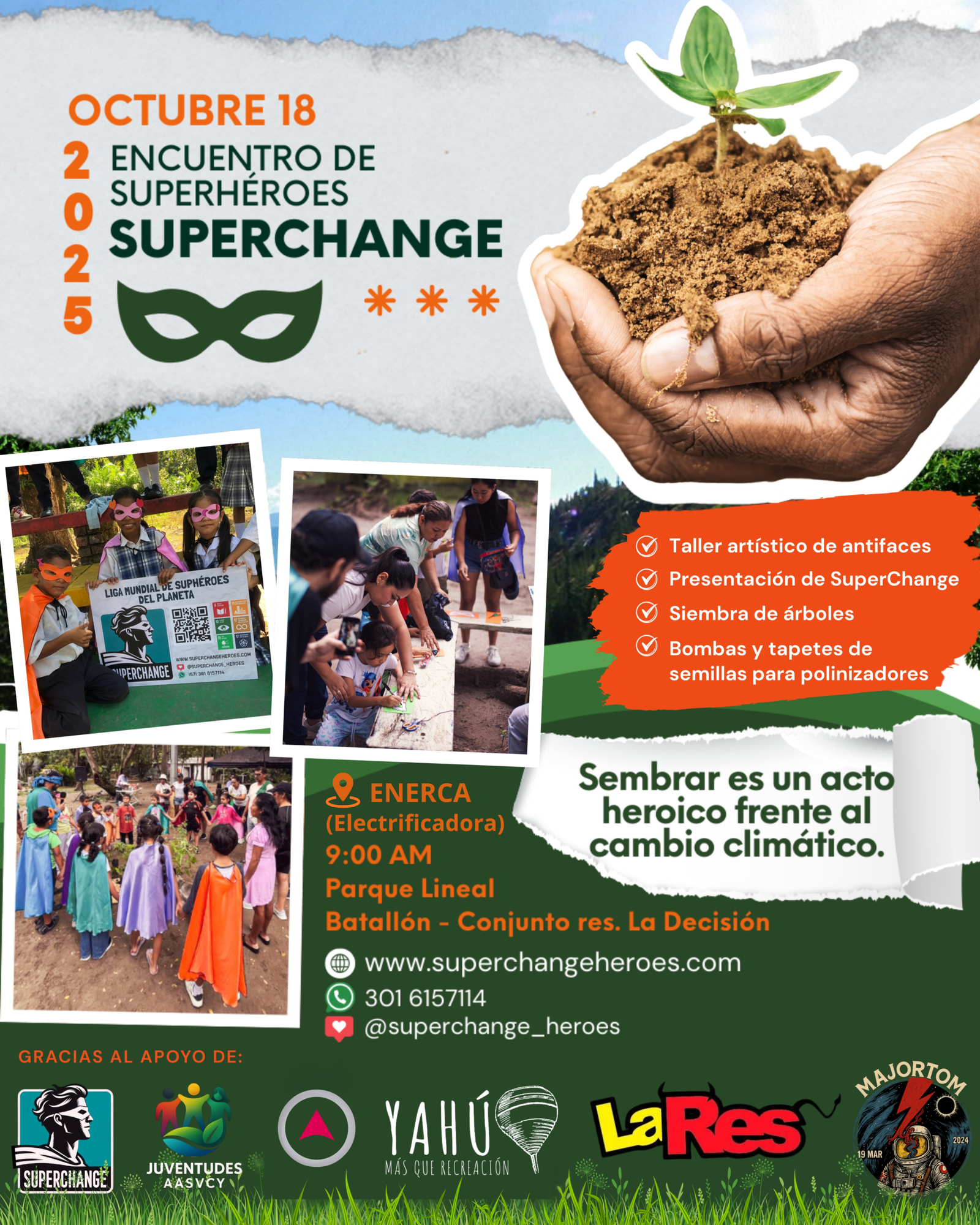 Próximo Encuentro de Superhéroes SuperChange – Octubre 18