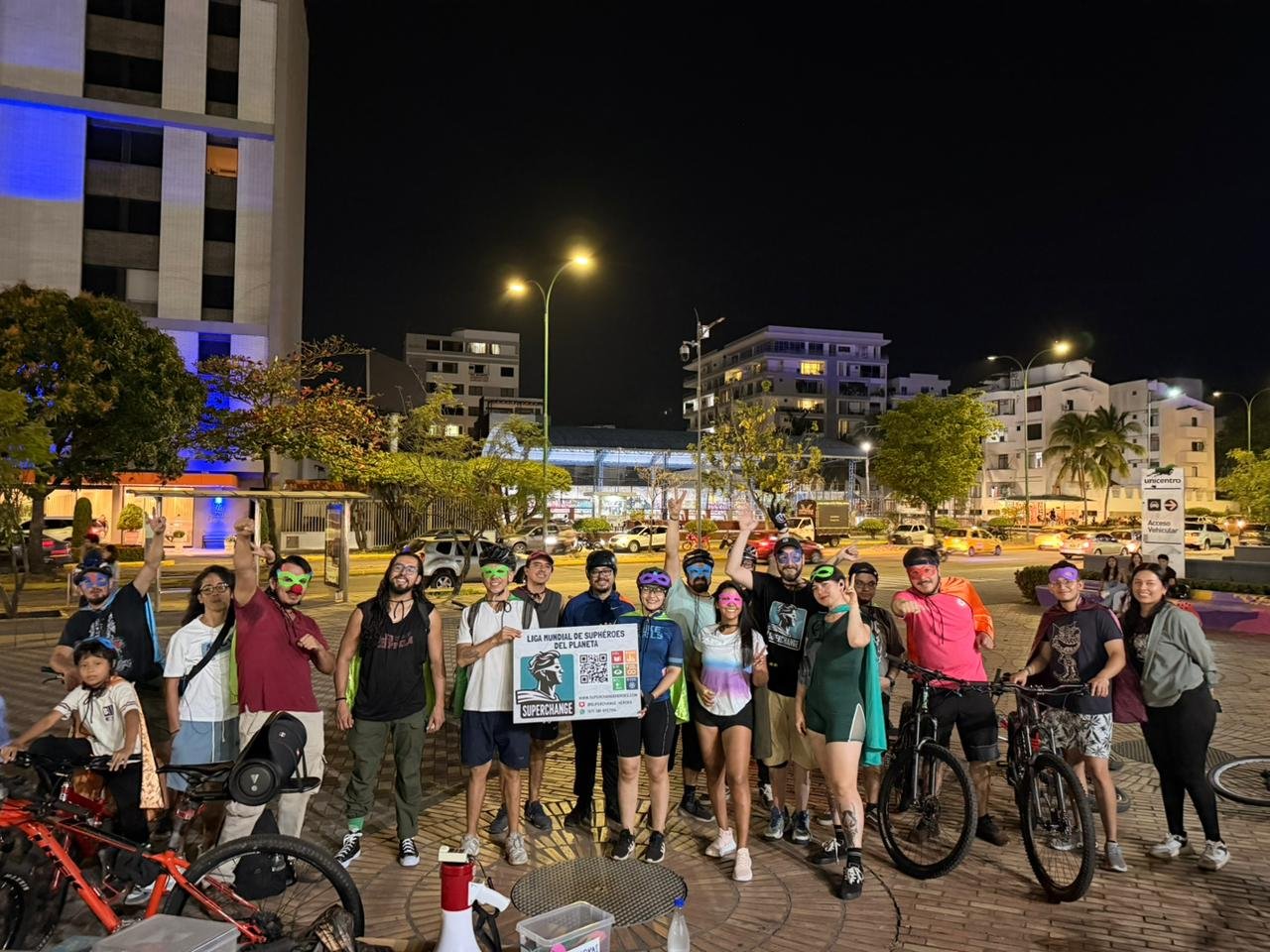 Yopal vivió su primera rodada de Superhéroes del planeta
